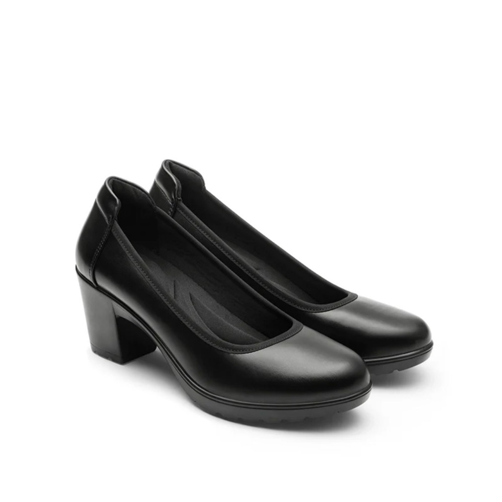 DREAM PAIRS  Black Women's Chunky Heels